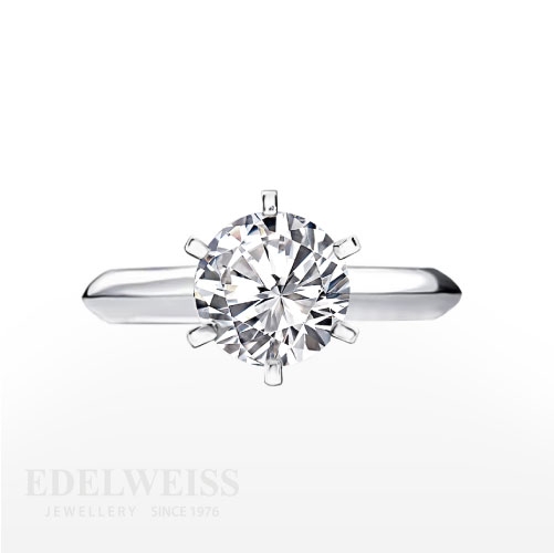 18K銆金 2卡鑽石戒指