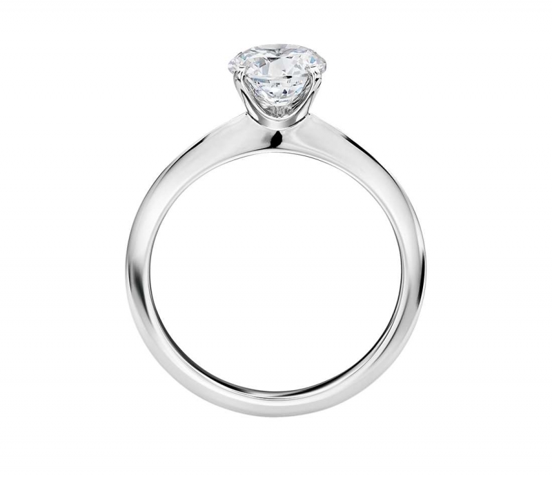 18K白金訂婚戒指款式(不包括主石)